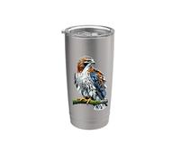 Polygon Art Aigle Aigles Gobelet isotherme en acier inoxydable double paroi