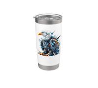 Polygon Art Aigle Aigles Gobelet isotherme en acier inoxydable double paroi