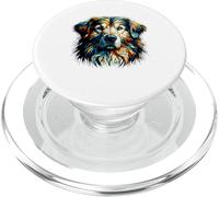 Polygon Art Golden Retriever GR Chien Goldie PopSockets PopGrip pour MagSafe