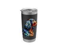 Polygon Art Irish Setter Gobelet isotherme en acier inoxydable double paroi