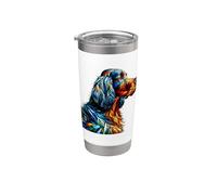 Polygon Art Irish Setter Gobelet isotherme en acier inoxydable double paroi