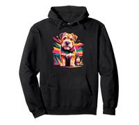 Polygonal Abstract Art Glen Of Imaal Terrier Wicklow Terrier Sweat à Capuche