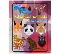 Polygonal Animals Coloring Book