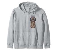 Polygonal Groundhog Illustration Polygon Woodchuck Marmot Sweat à Capuche