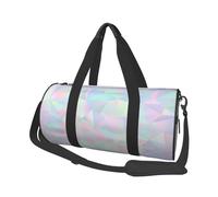 Polygonale holographique irisée Abstraite, Sac de Voyage de Grande capacité, Sac à Main Rond, Sac de Voyage de Sport, fourre-Tout, Sac de Fitness