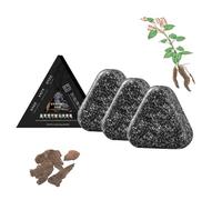 Polygonum Multiflorum Shampoing Solide, Savon Capillaire à la Ganoderme Noire et He Shou Wu, Action Anti-Chute et Fortifiante pour une Croissance Capillaire Saine (3pc)