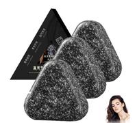 Polygonum Multiflorum Shampoo Soap, Natural Polygonum Hair Soap, He Shou Wu Shampoo Soaps, Nature Triangle Shampoos Bar, Shampoing Noir, Shampoing Solide Cheveux Gras (3PC)