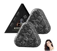 Polygonum Multiflorum Shampoo Soap, Natural Polygonum Hair Soap, He Shou Wu Shampoo Soaps, Nature Triangle Shampoos Bar, Shampoing Noir, Shampoing Solide Cheveux Gras (2PC)