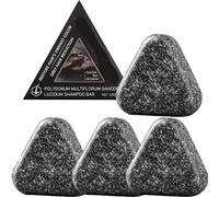 Polygonum Multiflorum Shampooing solide pour cheveux clairsemés Savon noir Reishi Ganoderma Contient Polygonum Multiflorum, Ganoderma Noir, Huile de ricin, Huile de Coco (4 pièces)