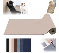 Polygriffe Polymers for Cat Scratching, Self-Adhesivet Scratch Mats Deterrent for Furniture, Trimmable Scratching Guard Pad, DIY Climbing Cats Scratch Protector (Beige,11.8 * 23.6in)