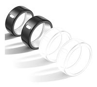 Polyjoy Lot de 4 coques compatibles avec Oura Ring Gen 4/Oura Ring Gen 3 Horizon/3 Heritage, charge Derectly, protection anti-rayures en TPU pour homme et femme, taille 6