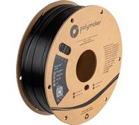 Polymaker ASA Filament 1,75 mm Noir de jais, 1 kg résistant à la chaleur et aux intempéries - Filament PolyLite pour imprimante 3D pour pièces fonctionnelles d'extérieur