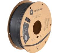 Polymaker Filament ABS 1,75 mm Gris Foncé - 1 kg Résistant à la Chaleur pour Impression 3D PolyLite
