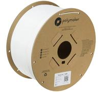 Polymaker Filament ABS blanc de 1,75 mm, bobine en carton ABS résistant à la chaleur, filament PolyLite ABS 3D de 1,75 mm, filament blanc de 1,75 mm