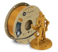 Polymaker Filament PLA PRO de 1,75 mm, doré puissant, pour imprimante 3D 1 kg, PolyLite 1,75 mm, résistant et haute rigidité, impression or métallique (PA07037)