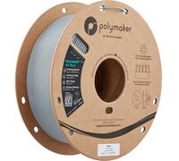 Polymaker HT-PLA Filament PLA 1,75 mm, gris, haute température pour impression 3D, stable à la chaleur jusqu'à 130 °C, facile à imprimer, fonctionne avec la plupart des imprimantes FDM, bobine de 1 kg
