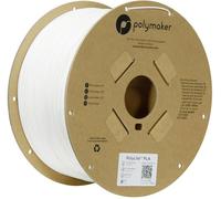Polymaker PA02036 6938936712466 Filament PLA rigidité élevée, résistance élevée à la traction 1.75 mm 3000 g blanc PolyLite™ 1 pc(s)