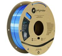 Polymaker PA03024 Dual Silk Filament PLA soie multicolore, aspect soyeux 1.75 mm 1000 g Béluga, argent, bleu PolyLite™ 1 pc(s)