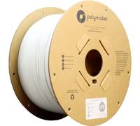 Polymaker PA04008 Regular Filament PLA faible teneur en plastique, mat 1.75 mm 1000 g Cotton White PolyTerra™ 1 pc(s)