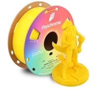 Polymaker Panchroma Bobine de filament PLA translucide de 1,75 mm, jaune translucide de 1,75 mm, filament PLA pour imprimante 3D Panchroma haute translucidité 1,75 mm