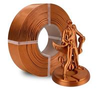 Polymaker Panchroma Bobine de recharge de filament PLA pour impression 3D, bronze soyeux, compatible avec toutes les bobines réutilisables et toutes les principales imprimantes 3D FDM, sans nœuds
