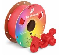 Polymaker Panchroma Filament d'acide polylactique mat, couleur lave rouge, 1,75 mm, filament d'impression 3D de 2,2 livres, anciennement Polyterra mat, s'adapte à la plupart des imprimantes 3D