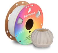 Polymaker Panchroma Filament PLA en coton mat blanc de 1,75 mm pour impression 3D, compatible avec la plupart des imprimantes 3D FDM, bobine de 1 kg