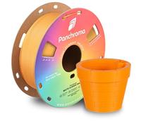 Polymaker Panchroma Filament PLA mat, orange lever de soleil de 1,75 mm, anciennement Polyterra mat, compatible avec la plupart des imprimantes 3D FDM, bobine de 1 kg