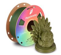Polymaker Panchroma Filament PLA mat, vert foncé militaire, 1,75 mm, 1 kg, anciennement Polyterra mat, compatible avec la plupart des imprimantes 3D FDM, bobine de 1 kg