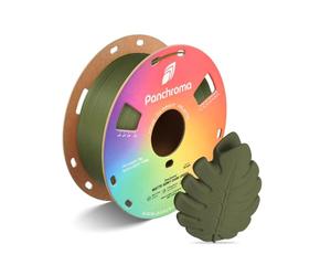 Polymaker Panchroma Filament PLA mat, vert foncé militaire, 1,75 mm, 1 kg, anciennement Polyterra mat, compatible avec la plupart des imprimantes 3D FDM, bobine de 1 kg