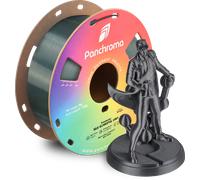Polymaker Panchroma Filament PLA gris acier soie 1,75 mm 1 kg Compatible avec la plupart des imprimantes 3D FDM