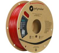Polymaker PolyFlex TPU-95A Filament Haute Vitesse 1,75 mm Transluzent Rot 1 Kg
