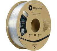 Polymaker Shore Filament flexible en TPU à haut débit 1,75 mm Transparent 95 A 1,75 mm Bobine en carton 1 kg - PolyFlex TPU95-HF Filament souple 1,75 mm Filament flexible