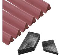 PolyMath Billiards K66 Pare-chocs en caoutchouc pour table de billard (lot de 6) Pare-chocs de rechange Accessoires - 22/23/24 cm et garnitures de table de billard et de pool de 7,6 mm/0,076 cm