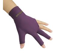 PolyMath Lot de 10 Gants de Billard à 3 Doigts - pour Homme et Femme - Spandex Lycra