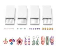 Polymer Clay Shaper And Ball Maker Essential Bead Roller - Polymer Crafting Tools | Artists And Craft Enthusiasts Clay Bead Maker For Making Bracelets, Necklaces, Earrings, Nail Decoration (White)