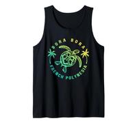 Polynésie Française Bora Bora Tahiti Hibiscus Tortue Débardeur