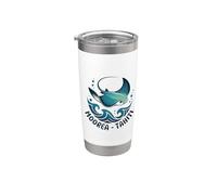 Polynésie française Moorea Tahiti Gobelet isotherme en acier inoxydable double paroi