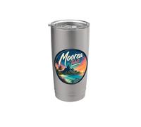 Polynésie Française Moorea Tahiti Gobelet isotherme en acier inoxydable double paroi