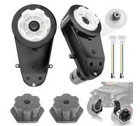 POLYNX Lot de 2 engrenages de moteur rapides en acier 24 V RS550-40 000 tr/min pour mise à niveau de voiture, kit de conversion électrique pour enfants 18 V-24 V pour mise à niveau des pneus, coupleur