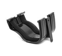 Polypipe Ogee Extra Capacity Gouttière Union/jointure Rog02b Noir 130 x 70 mm