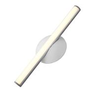 POLYPOOL - PP3112 Lampe Lumière LED Rechargeable USB de Bureau Étude STILUXPLUS 150lm, Lampe Magnétique Murale Armoire Étagères avec Ventouse, Lampe LED Pivotante 360°, Lumière 3 Luminosités