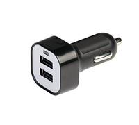 polypool pp4827 Chargeur voiture 2 ports USB Chargeur USB universel noir