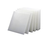 Polypropylene Sheet White Plastic Board for DIY, Engineering, and Industrial Applications 1pcs(300x400x8mm)