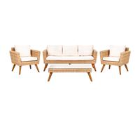 Polyrotin Set De Salon Blanc Cassé Vittoria Beige