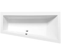 Polysan Andra baignoire d’angle 180x90 cm côté droit blanc 78771