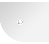Polysan Flexia receveur de douche semi-circulaire 110x90 cm blanc 91361