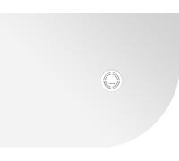 Polysan Flexia receveur de douche semi-circulaire 120x90 cm blanc 91371