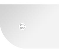 Polysan Flexia receveur de douche semi-circulaire 120x90 cm blanc 91391