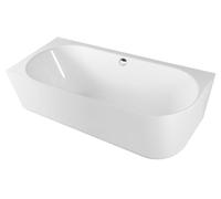 Polysan Sussi baignoire autoportante 149.5x70.5 cm ovale blanc 93231L